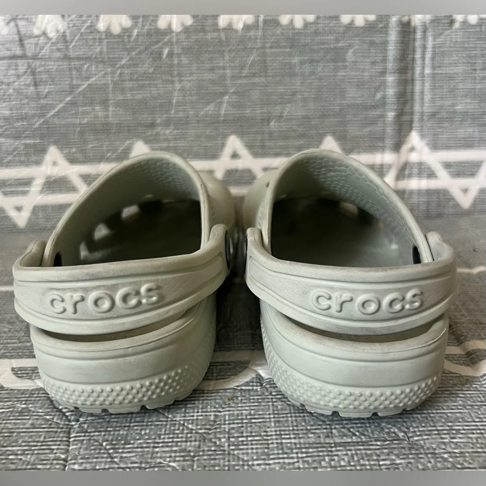 CROCS Kids Shoes - Light Green, Size C10